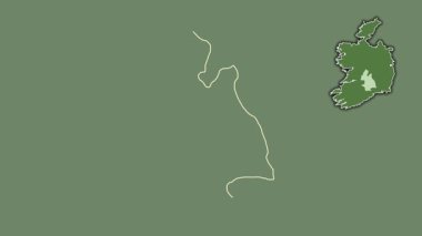 Tipperary, İrlanda, soyutlanmış ve dışlanmış. Uydu