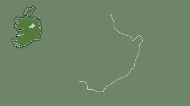 Westmeath, İrlanda, dışlanmış ve izole edilmiş. Uydu