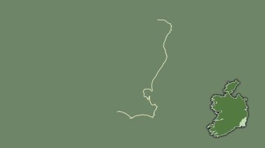 Wexford, İrlanda, dışlanmış ve izole edilmiş. Uydu