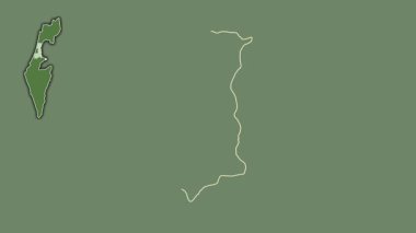 HaMerkaz, İsrail, çıkarıldı ve izole edildi. Uydu