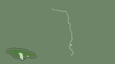 Clarendon, Jamaika, boşaltılmış ve izole edilmiş. Uydu