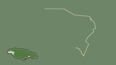 Westmoreland, Jamaika, boşaltılmış ve izole edilmiş. Uydu
