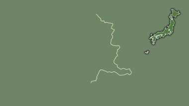 Gunma, Japonya, çıkarılmış ve izole edilmiş. Uydu