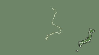 Mie, Japonya, dışlanmış ve izole edilmiş. Uydu