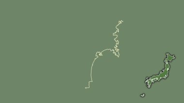 Miyagi, Japonya, dışlanmış ve izole edilmiş. Uydu