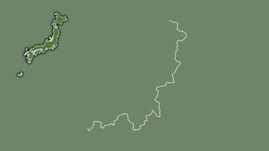 Niigata, Japonya, dışlanmış ve izole edilmiş. Uydu