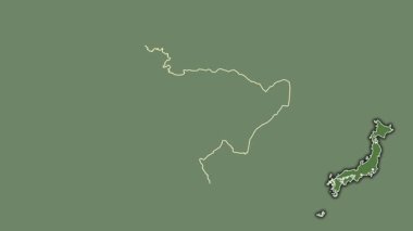 Saga, Japonya, dışlanmış ve izole edilmiş. Uydu