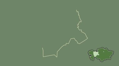 Aqtobe, Kazakistan, çıkarıldı ve izole edildi. Uydu