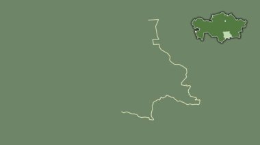 Zhambyl, Kazakistan, çıkarıldı ve izole edildi. Uydu