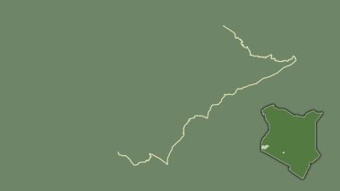 Kenya 'daki Homa Körfezi, boşaltılmış ve izole edilmiş. Uydu