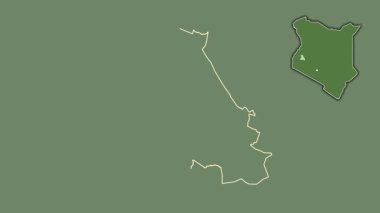 Nandi, Kenya, çıkarıldı ve izole edildi. Uydu