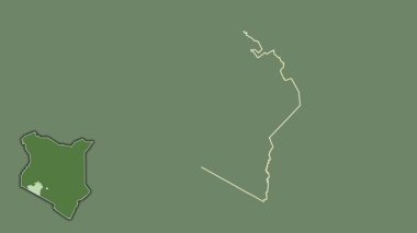 Narok, Kenya, çıkarıldı ve izole edildi. Uydu