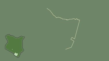 Taita Taveta, Kenya, soyutlanmış ve dışlanmış. Uydu