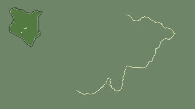 Tharaka-Nithi, Kenya, çıkarıldı ve izole edildi. Uydu