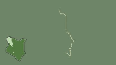 Turkana, Kenya, çıkarıldı ve izole edildi. Uydu