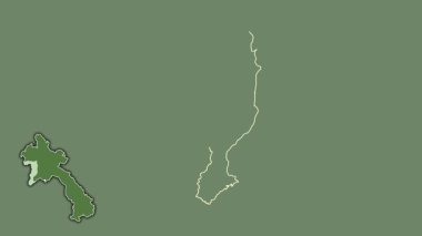 Xaignabouri, Laos, çıkarıldı ve izole edildi. Uydu