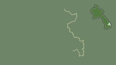 Xekong, Laos, dışlanmış ve izole edilmiş. Uydu