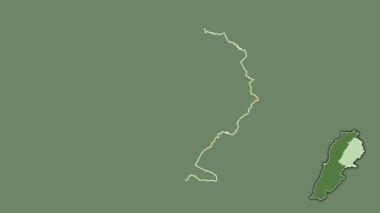 Baalbak - Hermel, Lübnan, dışlandı ve izole edildi. Uydu