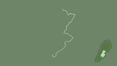 Bekaa, Lübnan, soyutlanmış ve dışlanmış. Uydu