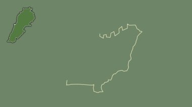 Beyrut, Lübnan, boşaltılmış ve izole edilmiş. Uydu