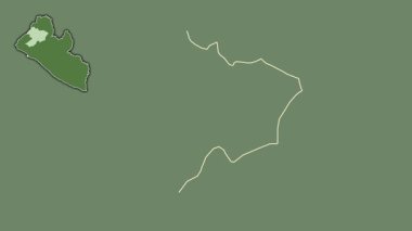 Gbapolu, Liberya, boşaltılmış ve izole edilmiş. Uydu