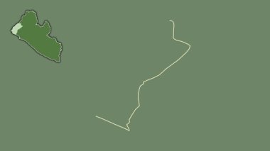 Grand Cape Mount, Liberya, boşaltılmış ve izole edilmiş. Uydu