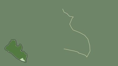 Büyük Kru, Liberya, dışlanmış ve izole edilmiş. Uydu