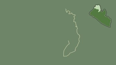 Lofa, Liberya, soyutlanmış ve dışlanmış. Uydu