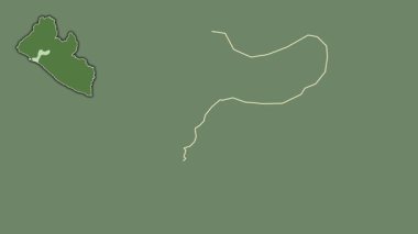 Margibi, Liberya, soyutlanmış ve dışlanmış. Uydu