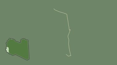 Ghat, Libya, boşaltılmış ve izole edilmiş. Uydu