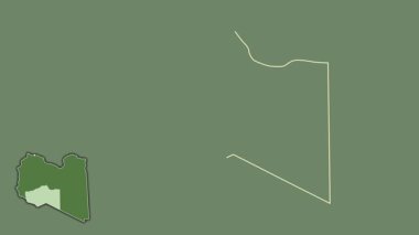 Murzuq, Libya, dışlanmış ve izole edilmiş. Uydu