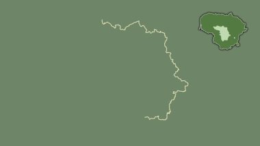 Kauno, Litvanya, dışlanmış ve izole edilmiş. Uydu