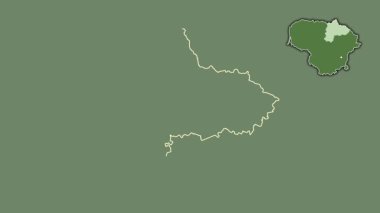 Panevezio, Litvanya, dışlanmış ve izole edilmiş. Uydu