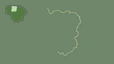 Siauliai, Litvanya, dışlanmış ve izole edilmiş. Uydu