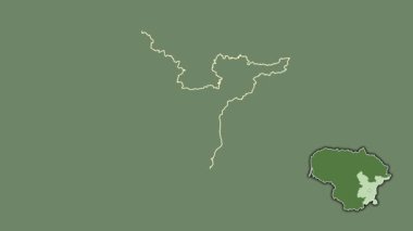 Vilniaus, Litvanya, dışlanmış ve izole edilmiş. Uydu