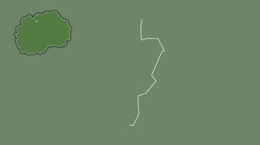 Makedonya 'nın Centar kenti boşaltıldı ve izole edildi. Uydu