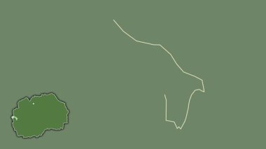 Makedonya 'nın Debar kenti, boşaltılmış ve izole edilmiş. Uydu