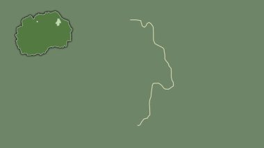 Makedonya 'nın Kocani kenti, boşaltılmış ve izole edilmiş. Uydu