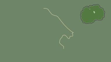 Makedonya 'nın Lozovo kenti, boşaltılmış ve izole edilmiş. Uydu