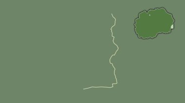 Makedonya 'nın Novo Selo kenti boşaltıldı ve izole edildi. Uydu