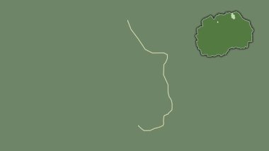 Makedonya 'nın Rankovce kenti, boşaltılmış ve izole edilmiş. Uydu