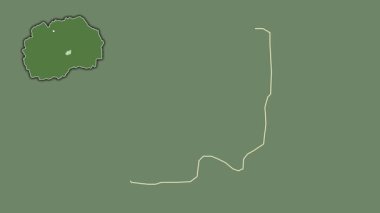 Makedonya 'nın Rosoman kenti, boşaltılmış ve izole edilmiş. Uydu