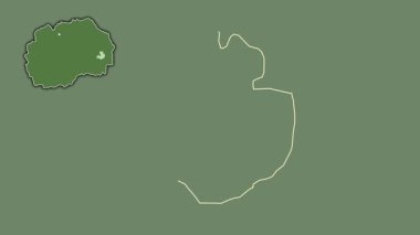 Makedonya 'nın Vasilevo kenti boşaltıldı ve izole edildi. Uydu