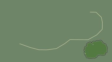 Makedonya 'nın Vevcani kenti, dışlanmış ve izole edilmiş. Uydu