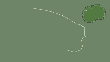 Makedonya 'nın Vrapciste kenti, boşaltılmış ve izole edilmiş. Uydu