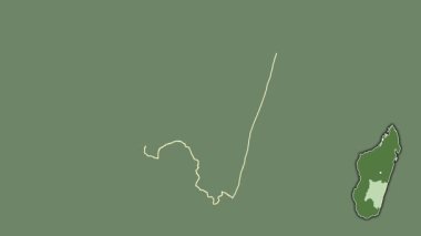 Nişanlısı, Madagaskar, dışlanmış ve izole edilmiş. Uydu