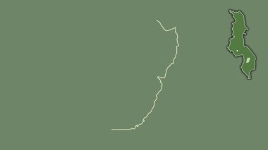 Balaka, Malawi, soyutlanmış ve dışlanmış. Uydu