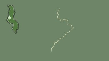 Kasungu, Malawi, soyutlanmış ve dışlanmış. Uydu