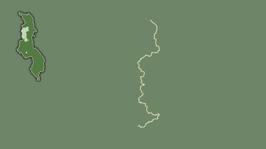 Mzimba, Malawi, soyutlanmış ve soyutlanmış. Uydu