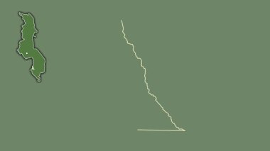 Mwanza, Malawi, soyutlanmış ve dışlanmış. Uydu